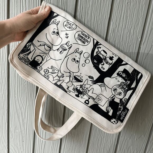 Rare Moomin x Marble Sub Canvas Tote Bag Promo NWOT “Not for Sale” Japan - Picture 4 of 8